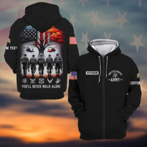 You'll never walk alone #VT0280 - Zip Hoodie