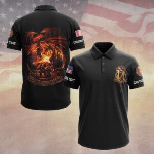 Custom Dept & Text Fear No Evil #DQH0070 - Polo