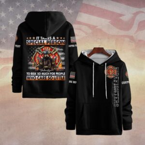 Custom Dept & Text Special Person – Risking It All for Those Who Don’t Care #DQH0079 - Hoodie