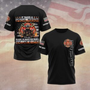 Custom Dept & Text Special Person – Risking It All for Those Who Don’t Care #DQH0079 - T-shirt