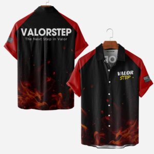 VALOR STEP - Short Sleeve Button Shirt