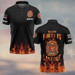 Custom Dept & Text First In Last Out #DQH0061 - Polo