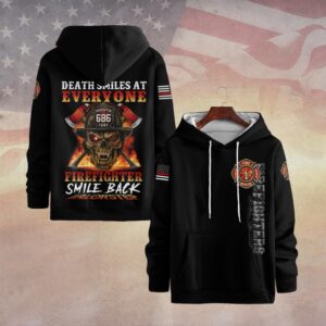 Custom Number & Dept Death Smiles at Everyone #DQH0076 - Hoodie
