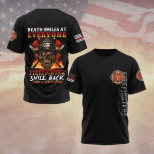 Custom Number & Dept Death Smiles at Everyone #DQH0076 - T-shirt