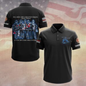 Custom Text A Few Become Brothers #DQH0107 - Polo