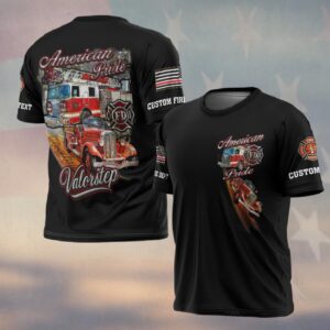 Custom Name & Dept American Pride #DQH0144 - T-shirt