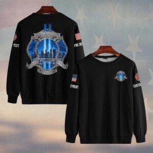 Custom Name & Dept Never Forget 9/11 #DQH0146 - Sweatshirt