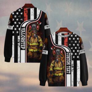 Custom Name American Fire Guardian Thin Red Line #DQH0156 - Sweatshirt