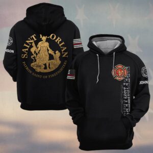 Custom Name Saint Florian #DQH0206 - Hoodie
