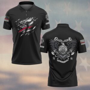 Custom Name American Pride, Called to Service #DQH0208 - Polo