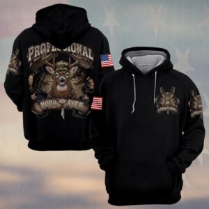 Custom Name Professional Buck Slayer Hunting Edition #DQH0236 - Hoodie