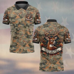 Custom Name Deer's Nut Are Cheap They're Under A Buck #DQH0243 - Polo