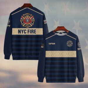 Custom Name & Rank & Number & Fire Department The Firehouse Legacy Jersey #DQH0384 - Sweatshirt