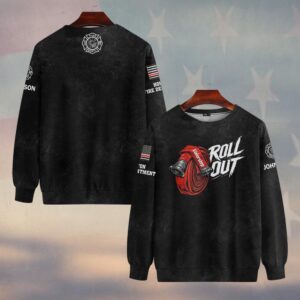 Custom Name & Fire Department Roll Out Hose Firefighter #DQH0418 - Sweatshirt