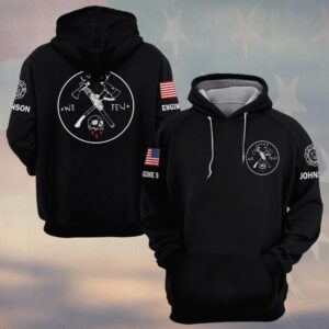 Custom Name & Text We Lucky Few Firefighter Edition #DQH0432 - Hoodie
