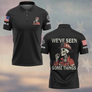 Custom Name & Text We've Seen Some Things #DQH0434 - Polo