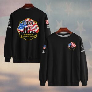 Custom Name & Department In Memory of Our Fallen Heroes Firefighter #DQH0462 - Sweatshirt