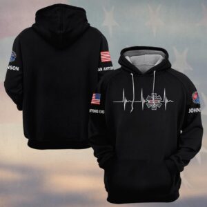 Custom Name & Department Life on the Line EMS First Responders #DQH0465 - Hoodie