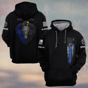 Custom Name & Department Blessed Are The Peacemakers #DQH0478 - Hoodie