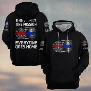 Custom Name & Department Brotherhood of the Line – Everyone Goes Home - Hoodie