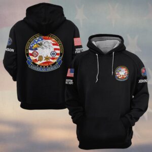 Custom Name & Department Never Forgotten American Heroes #DQH0512 - Hoodie