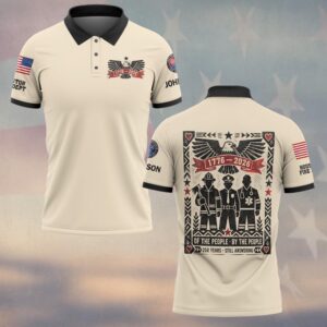 Custom Name & Department 250 Years – Still Answering the Call First Responders #DQH0676 - Polo