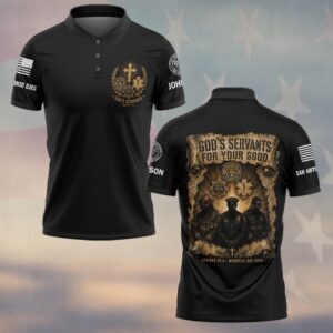 Custom Name & Department God's Servant For Your Good First Responders Memorial #DQH0705 - Polo
