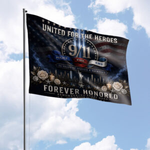 United For The Heroes 9/11 First Responders #DEPT029 - House Flag