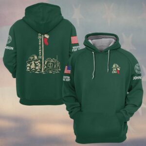 Custom Name & Department On Call Christmas Eve Fire Axe Stocking Turnout Gear Helmet EMS Medical Bag Radio Stethoscope First Responders #DQH1043 - Hoodie