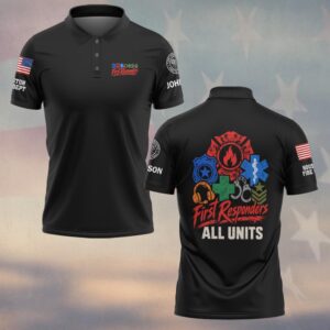First Responders, Personalized Classic Firefighter Pride - Polo