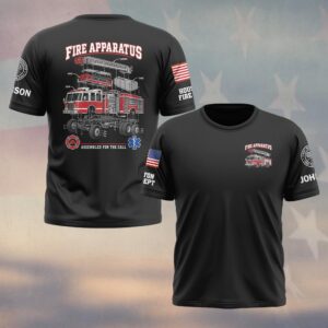 Assembled For The Call, Personalized Classic Firefighter Pride - T-shirt