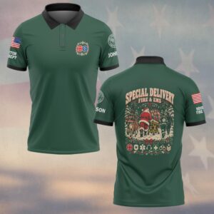 Special Delivery, Fire & EMS, Personalized Vintage First Responder Pride - Polo