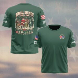 Special Delivery, Personalized Vintage First Responder Pride - T-shirt