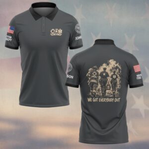 We Got Everybody Out, Personalized Vintage First Responder Brotherhood - Polo