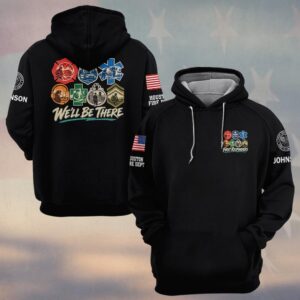 We'll Be There, Personalized Classic First Responder Pride - Hoodie